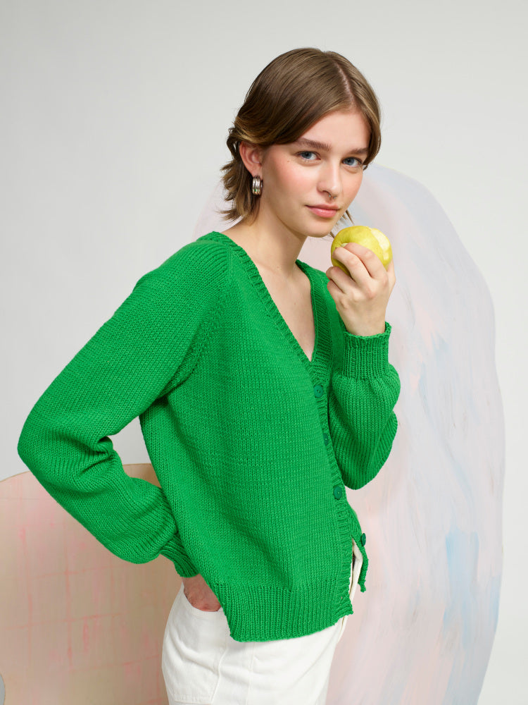 Strickpaket Kløver cardigan aus Petunia von Rauma inkl. Anleitung (NOR)