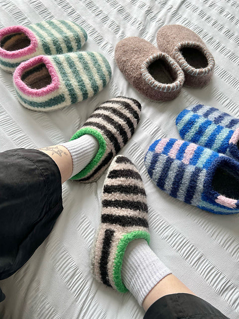 Strickpaket Sailor Slippers von Annie Sews (opt. mit Anleitung)