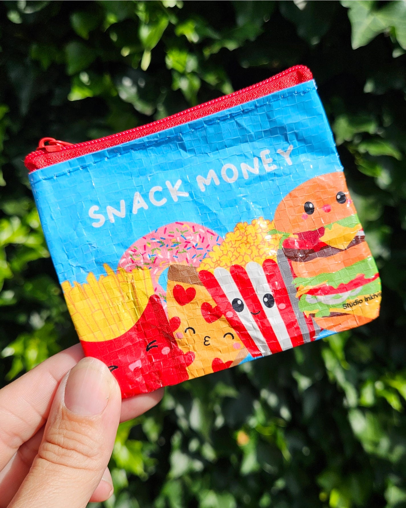 Mini Geldbörse/Tasche aus recyceltem Kunststoff