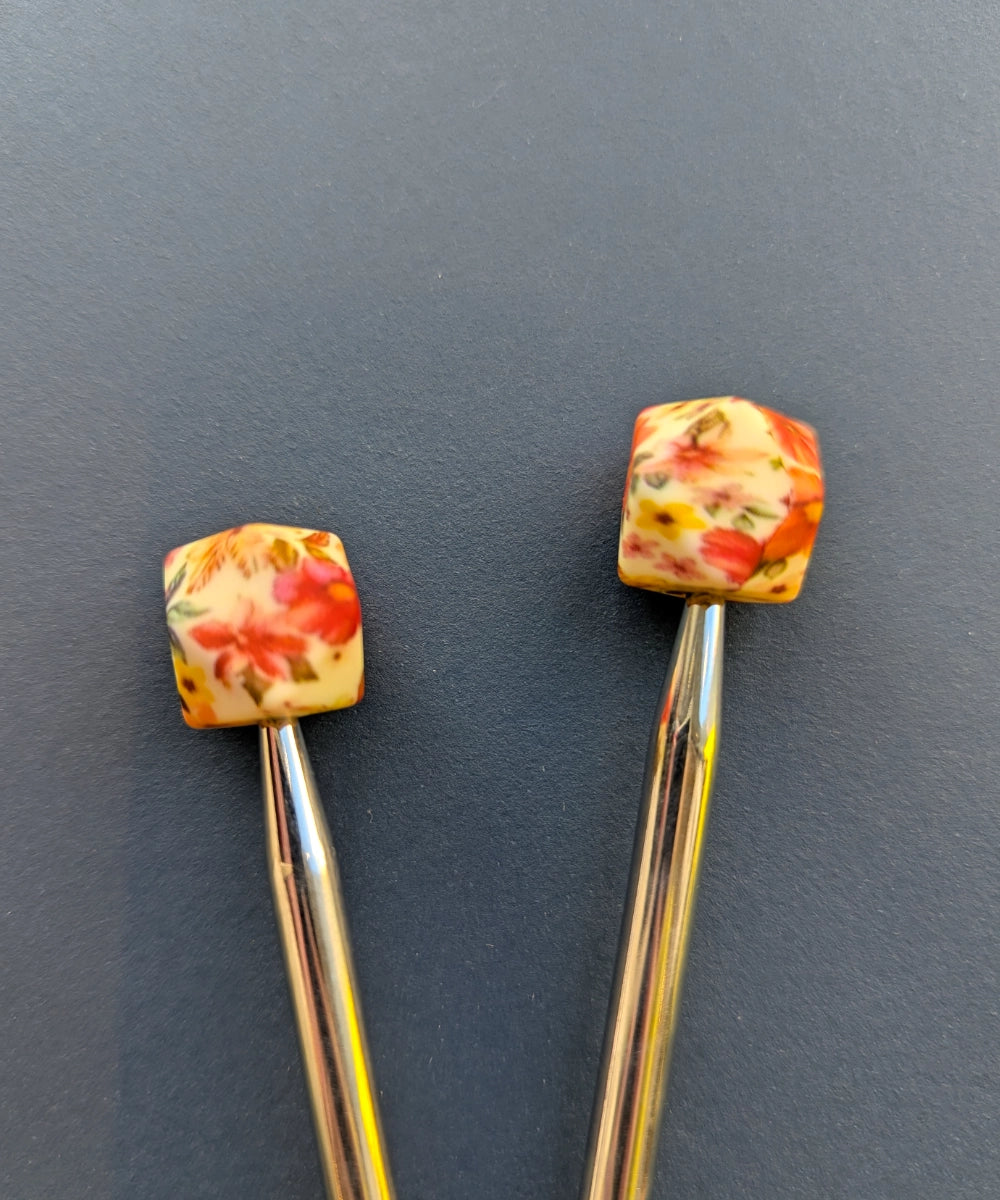 Nadelstopper / Maschenstopper Kugeln & Hexagons (Set 2 Stk.)