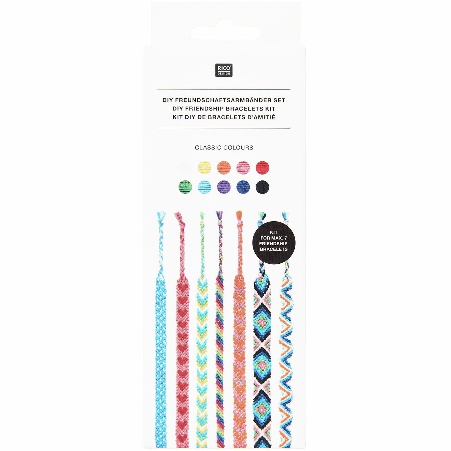 DIY Freundschaftsarmbänder Set (div. Farben)
