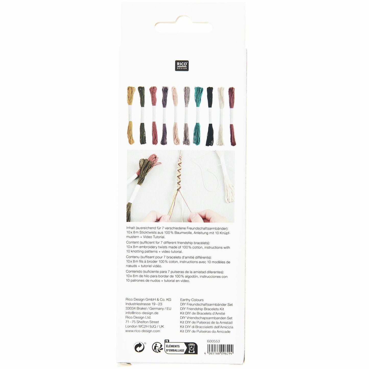 DIY Freundschaftsarmbänder Set (div. Farben)
