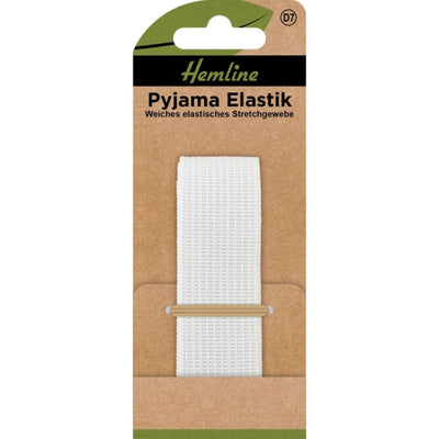 Pyjama Elastik (25 mm weiß 1,25 m)