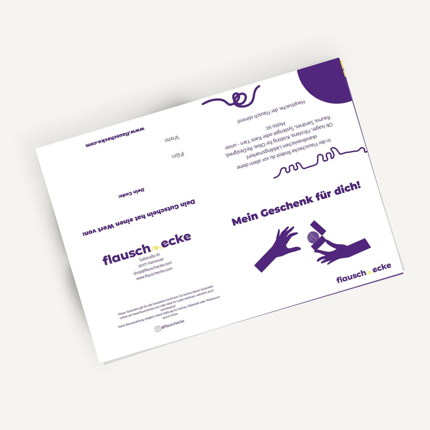 Geschenkgutschein (digital zum Sofortausdruck)