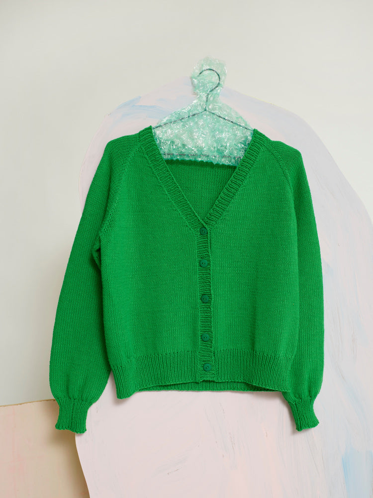 Strickpaket Kløver cardigan aus Petunia von Rauma inkl. Anleitung (NOR)