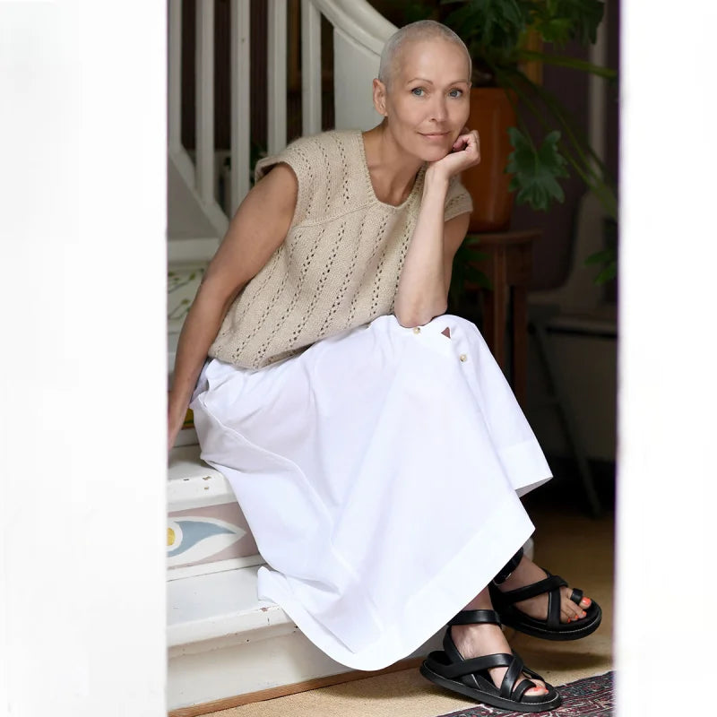 Strickpaket Cilla Sun von Anne Ventzel aus Hør Silke von Gepard + Beilaufgarn [luftigere Budgetversion]