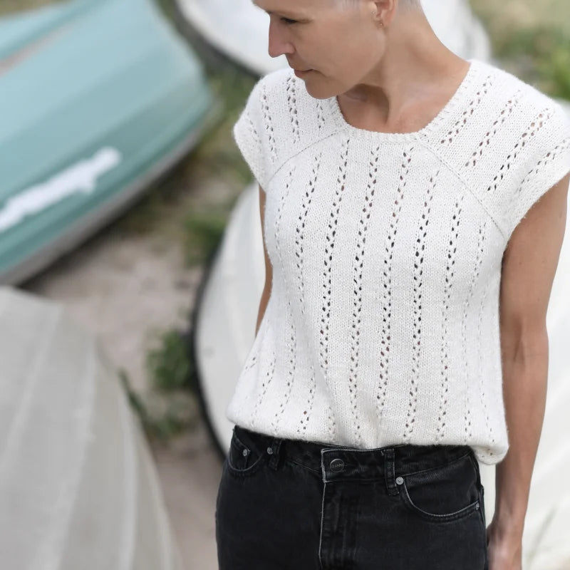 Strickpaket Cilla Sun von Anne Ventzel aus Hør Silke von Gepard + Beilaufgarn [luftigere Budgetversion]