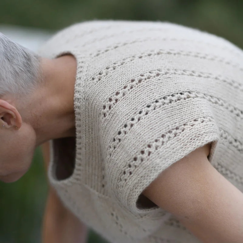 Strickpaket Cilla Sun von Anne Ventzel aus Hør Silke von Gepard + Beilaufgarn [luftigere Budgetversion]