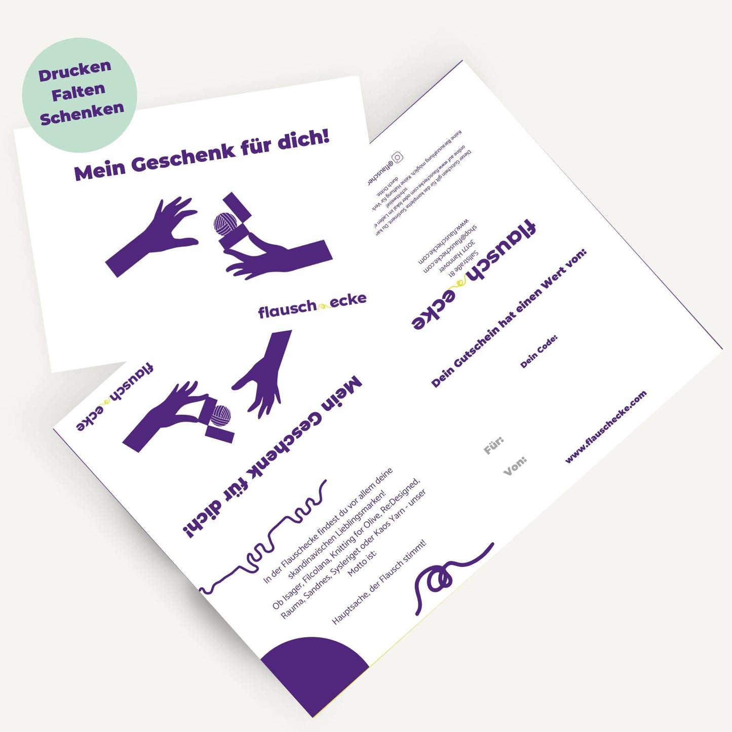 Geschenkgutschein (digital zum Sofortausdruck)