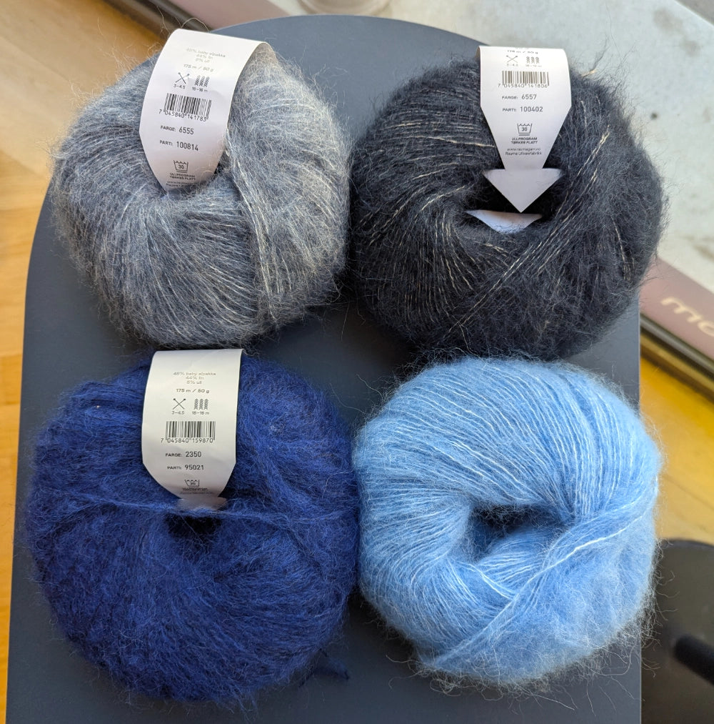 Strickset Summer Soft von Anne Ventzel aus Alpakka Lin von Rauma