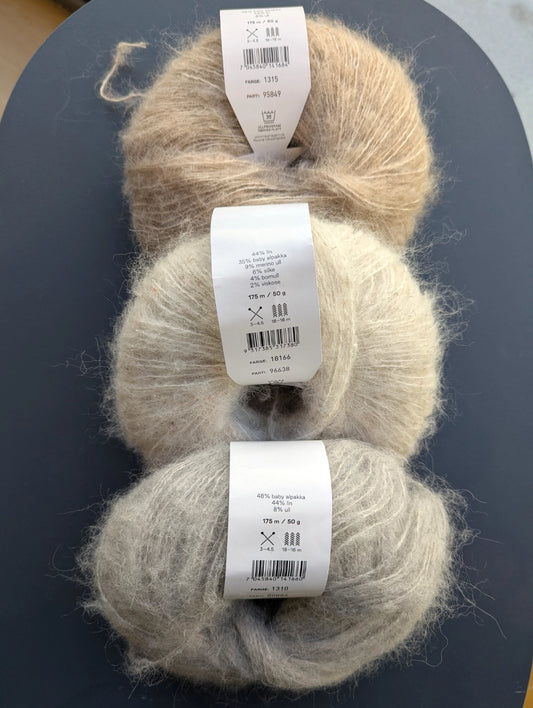 Strickset Summer Soft von Anne Ventzel aus Alpakka Lin von Rauma