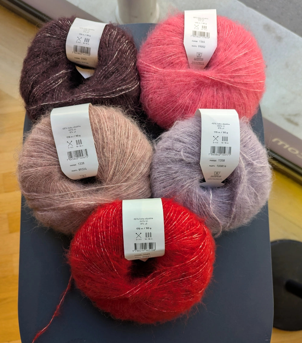Strickset Summer Soft von Anne Ventzel aus Alpakka Lin von Rauma
