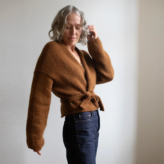 Strickpaket Fold Wrap von Anne Ventzel aus Alpaca 3 ODER Fivel & Silk Mohair von Isager