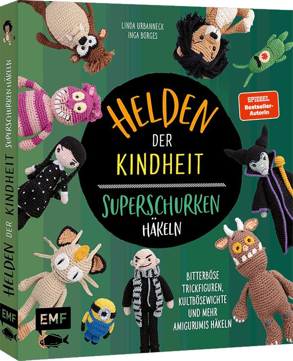 Helden der Kindheit – Das Häkelbuch der Superschurken