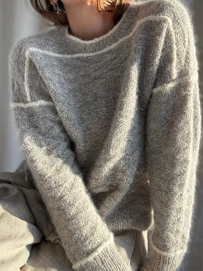 Strickset Zoe Loop Sweater von Otherloops aus dem Originalgarn von Isager (opt. mit Anleitung)