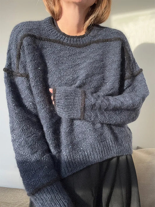 Strickset Zoe Loop Sweater von Otherloops aus dem Originalgarn von Isager (opt. mit Anleitung)