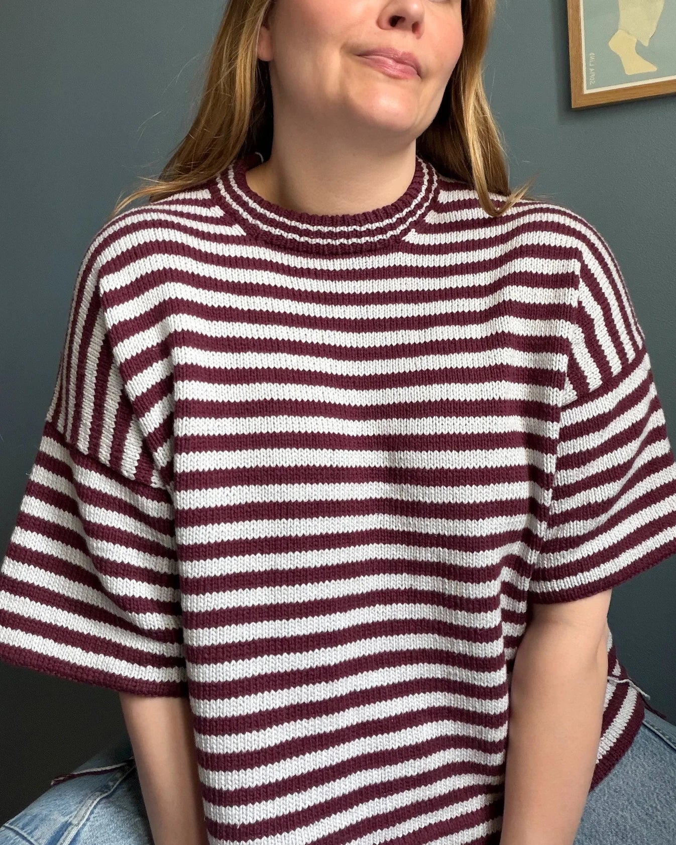 Strickpaket Noora Tee aus Line von Sandnes oder Petunia von Rauma (EN)