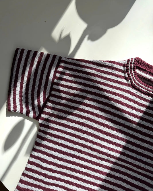 Strickpaket Noora Tee aus Line von Sandnes oder Petunia von Rauma (EN)