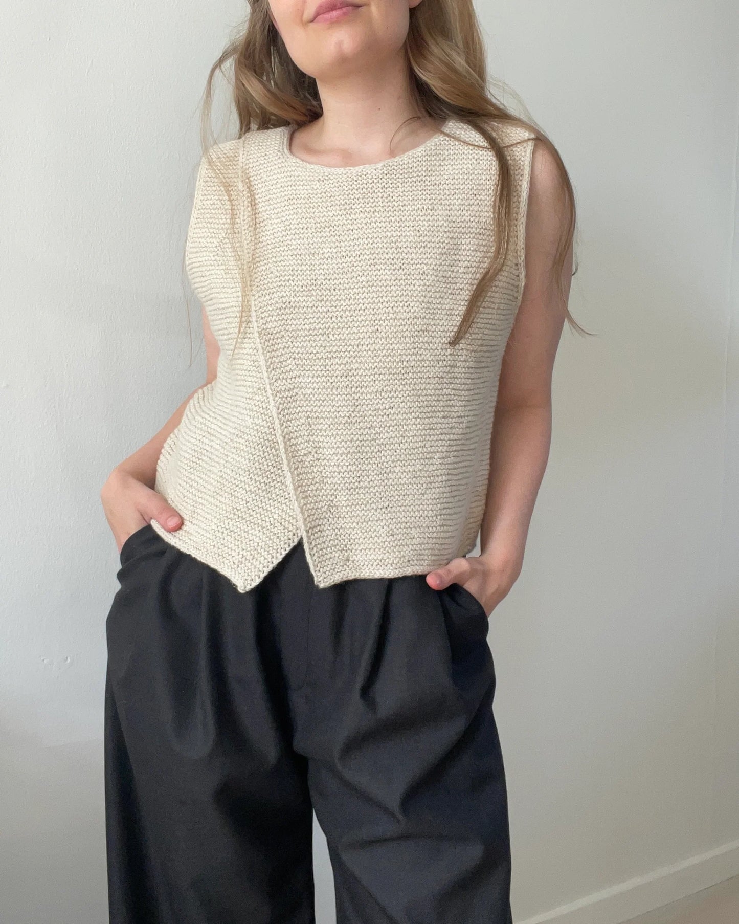 Strickpaket Umma Top von Aegyoknit aus dem Originalgarn von Isager
