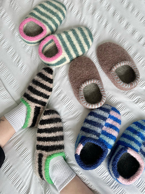 Strickpaket Sailor Slippers von Annie Sews (opt. mit Anleitung)