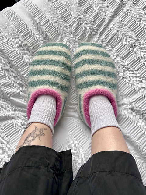 Strickpaket Sailor Slippers von Annie Sews (opt. mit Anleitung)