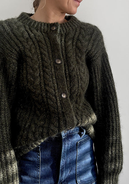 Strickset Rosebud Cardigan von Coco Amour Knitwear aus dem Originalgarn von Gepard (opt. mit Anleitung)