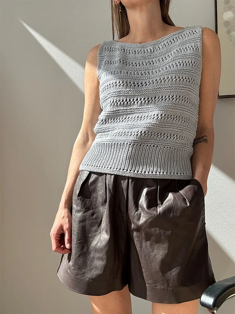 Strickpaket Lacey Loop Top von Otherloops (inkl. Anleitung) aus Palet & Trio 1 vom Isager