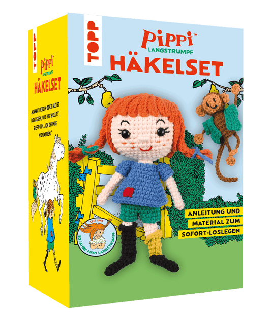 Pippi Langstrumpf - Das offizielle Häkelset zum 80. Geburtstag