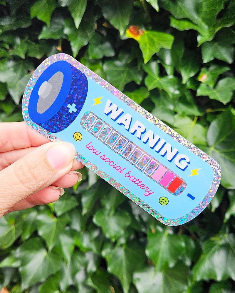 Glitzer Sticker - hochwertig & groß!