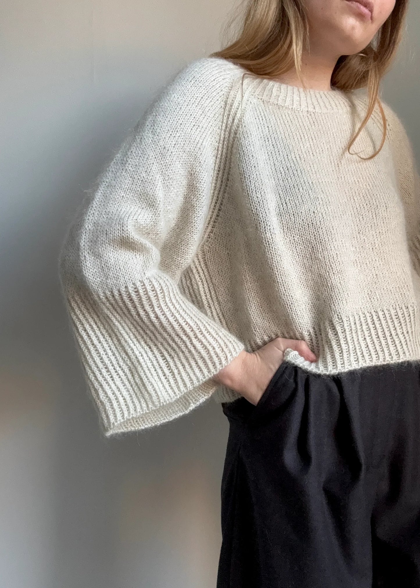 Strickpaket lyra blouse von Aegyoknit aus Hør Silke von Gepard + Beilaufgarn