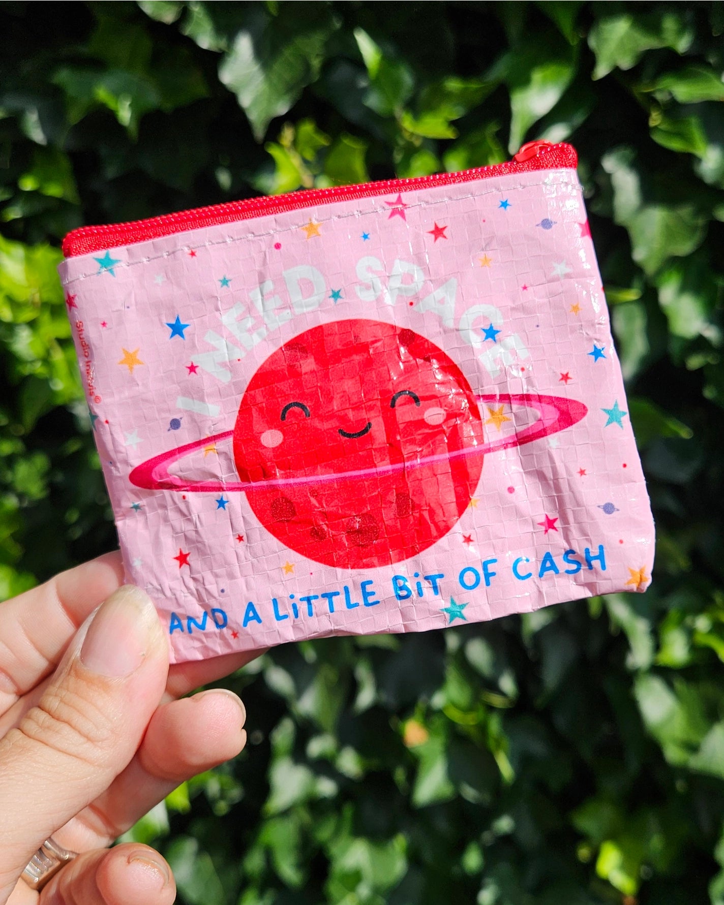 Mini Geldbörse/Tasche aus recyceltem Kunststoff