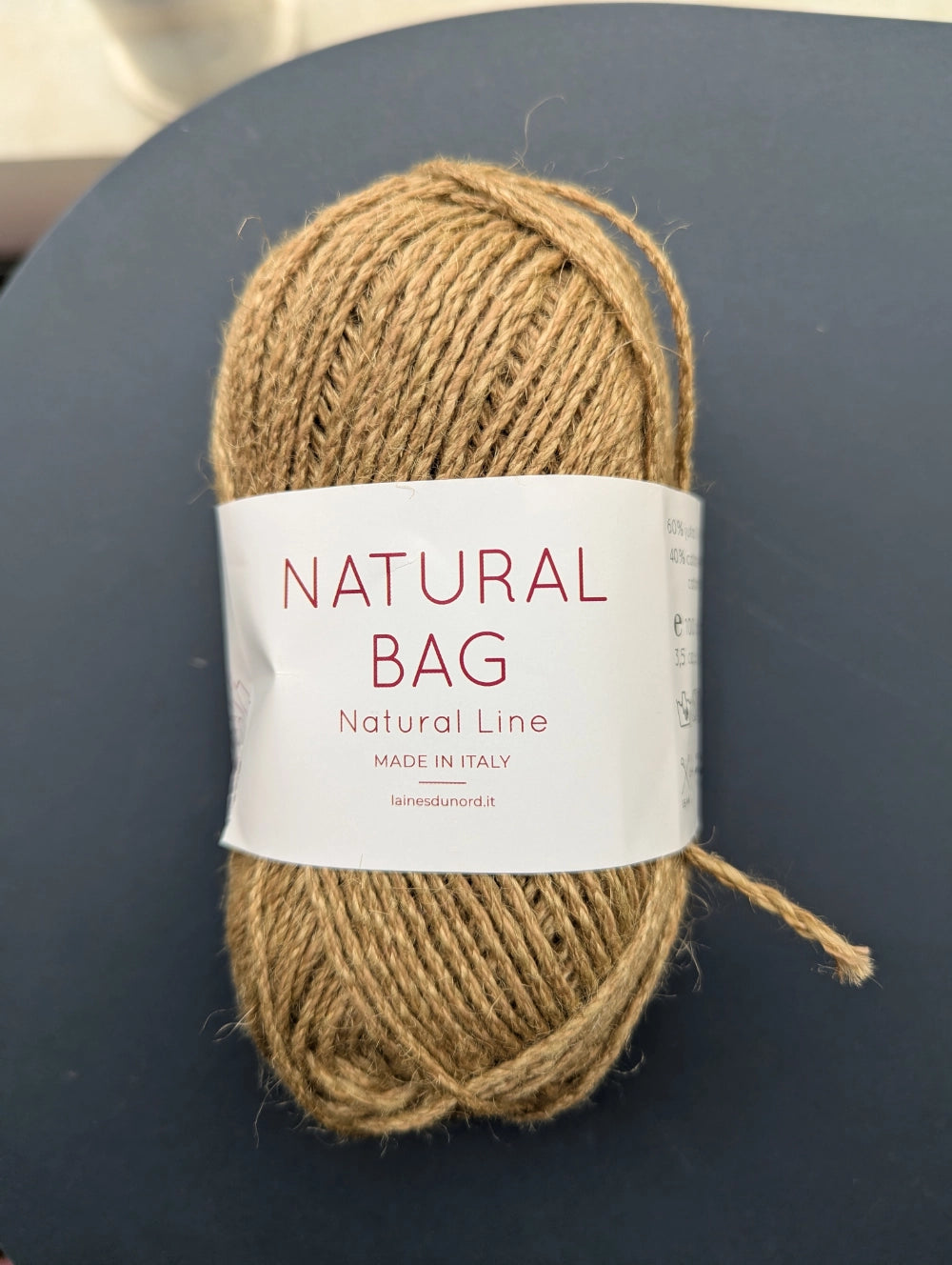 Natural Bag - Jutegarn mit Baumwollanteil