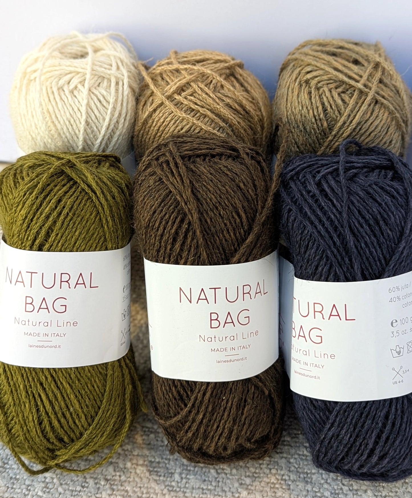 Natural Bag - Jutegarn mit Baumwollanteil