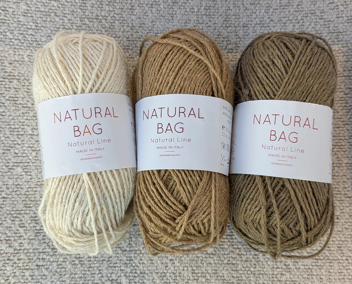 Natural Bag - Jutegarn mit Baumwollanteil
