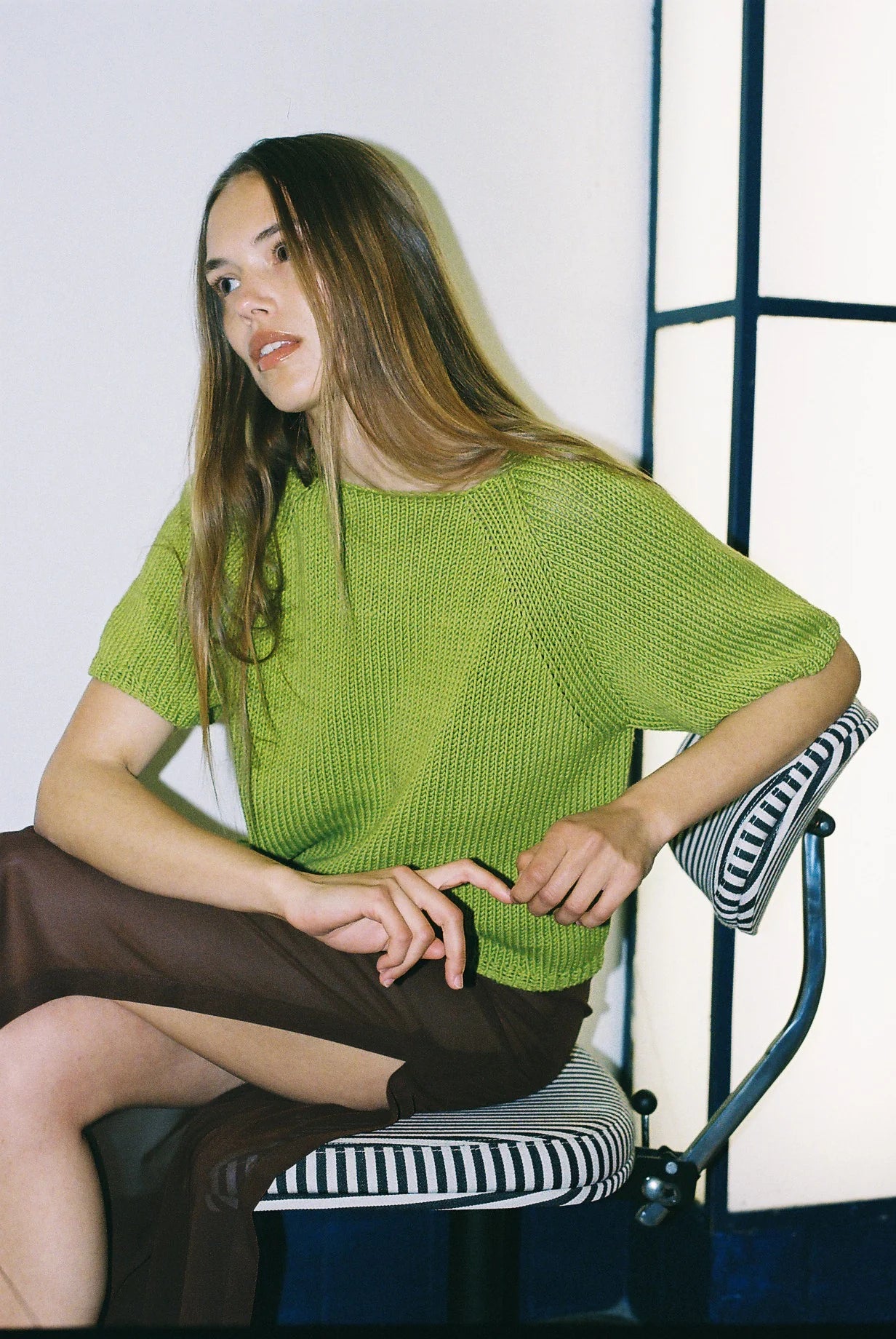 Strickpaket Sidewalk Tee von Spektakelstrik aus Tjukk Bomull von Rauma