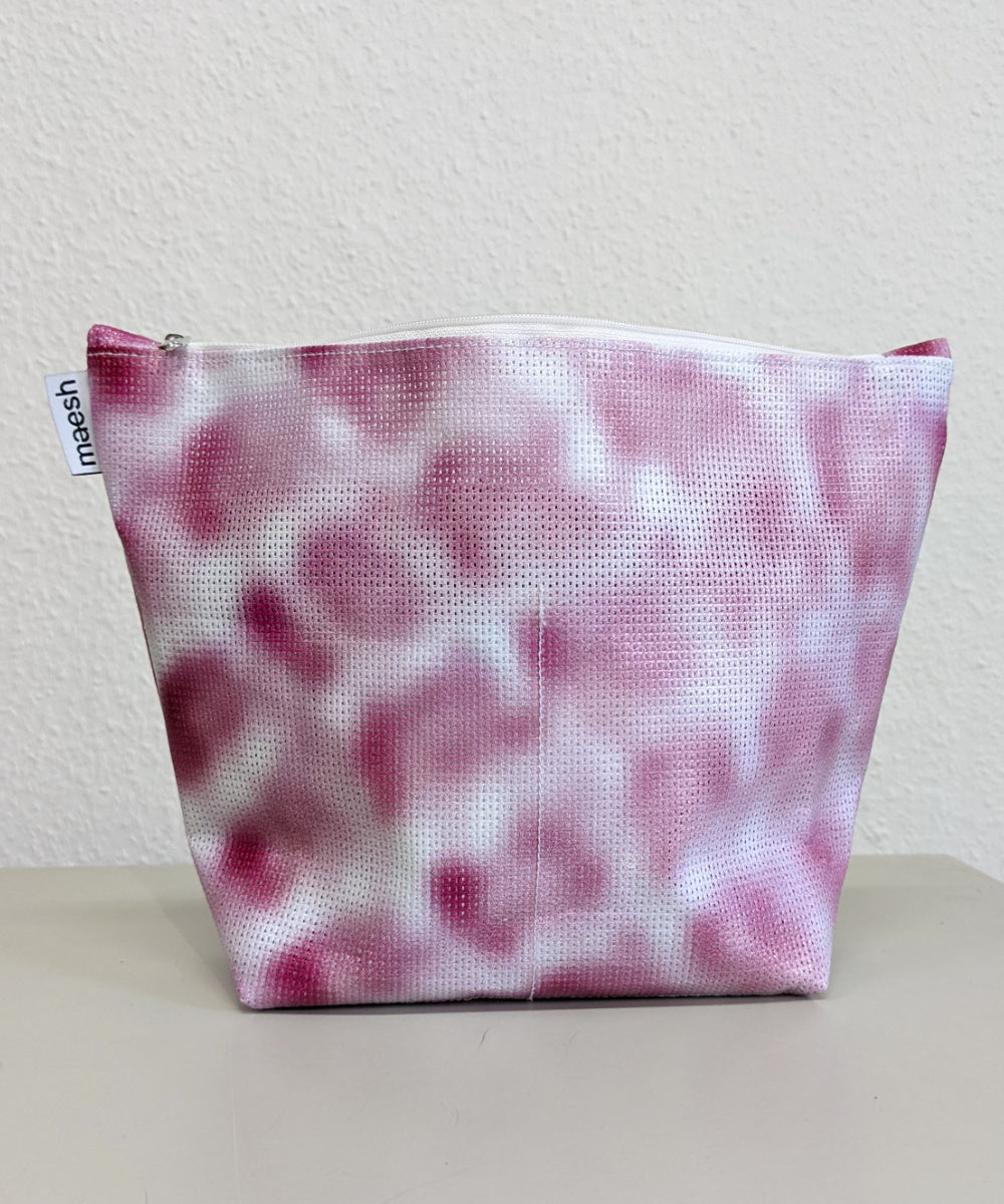 Projekttasche Clutter pink-weiß