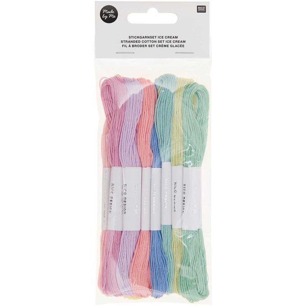 Stickgarnset Ice Cream, 10-teilig