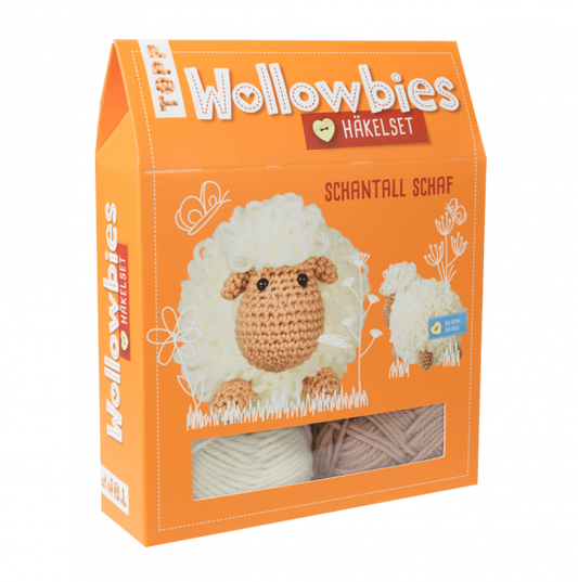 ZZ_Wollowbies Häkelset Schantall das Schaf
