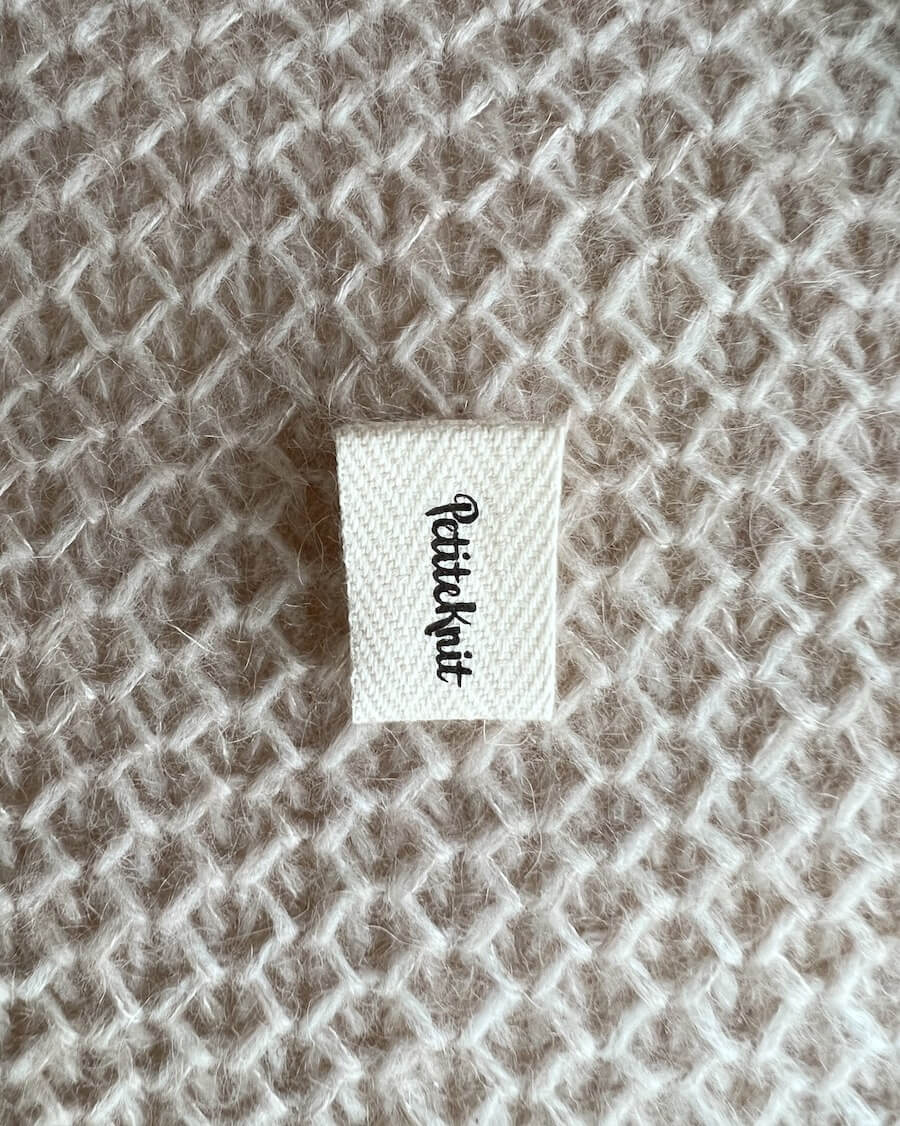 PetiteKnit Baumwoll-Label (diverse)